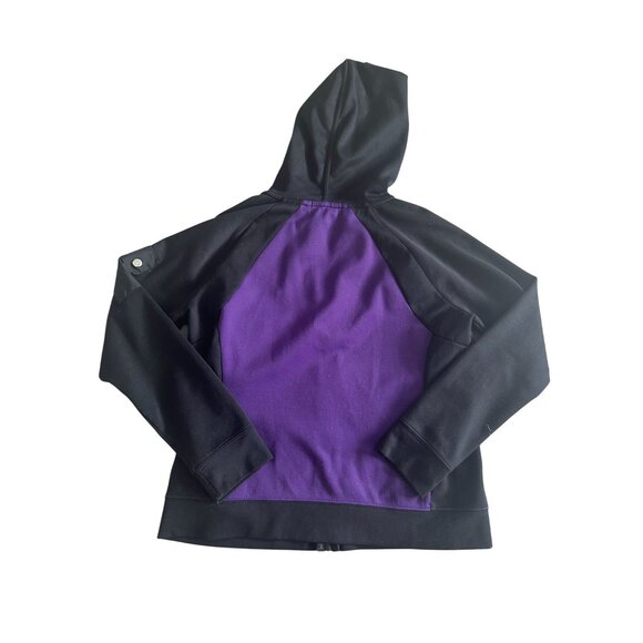 RALPH LAUREN Active LRL Purple Black Hoodie Sweatshirt Size M - Picture 2 of 8
